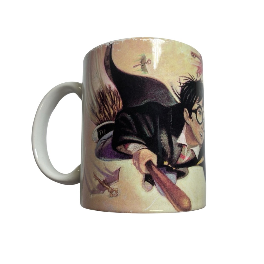 Harry Potter and The Sorcerers Stone Mug Vintage 2000 Warner Bros Xpres Mug - Picture 4 of 7